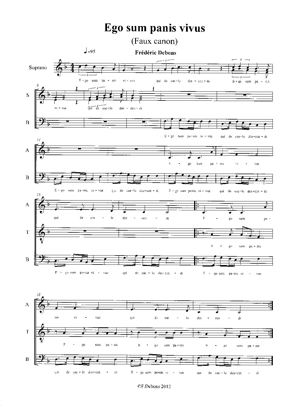 Ego sum panis vivus