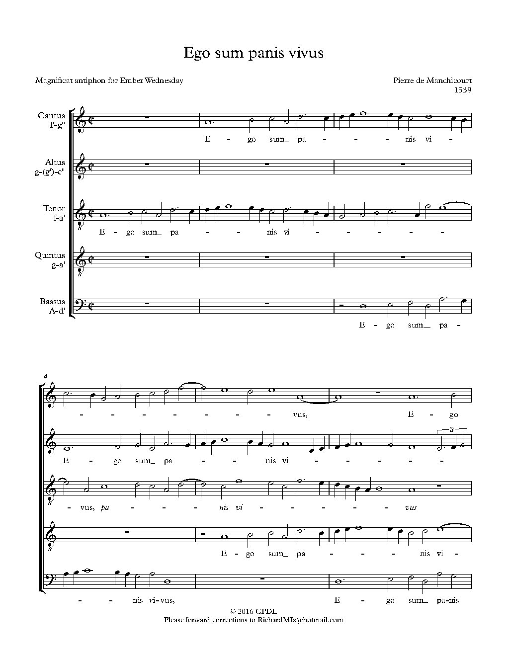 Ego sum panis vivus 2nda pars Caro enim
