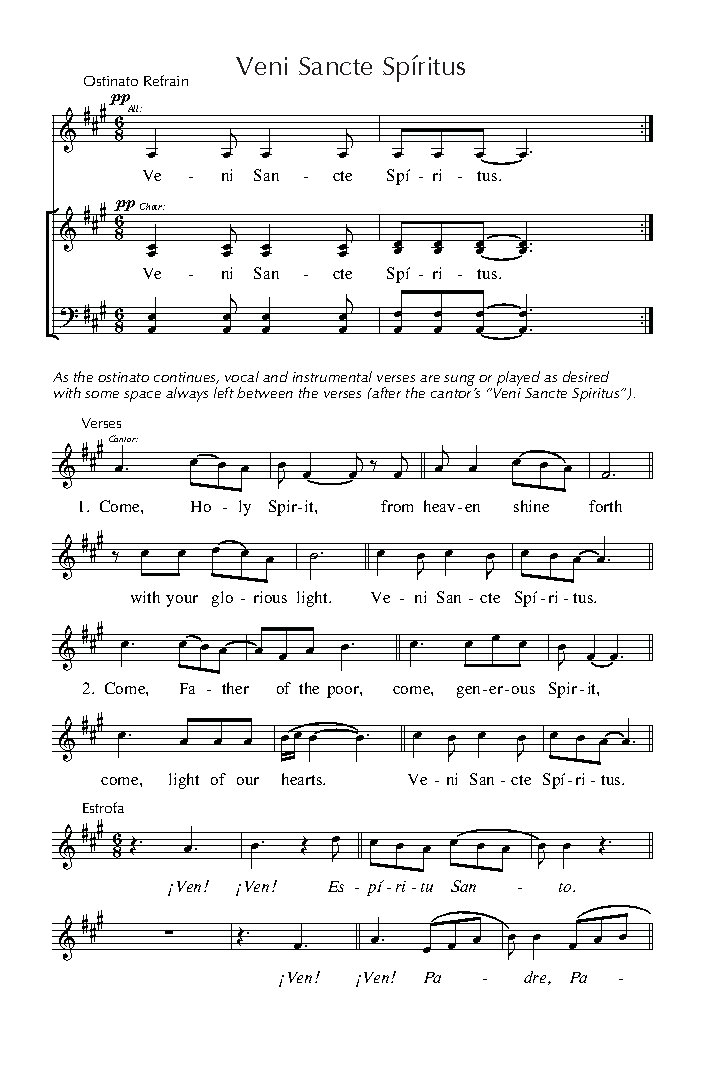 Veni Sancte Spíritus
