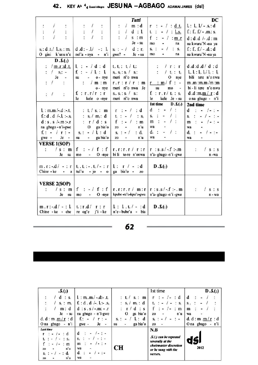JESU NA - AGBAGO