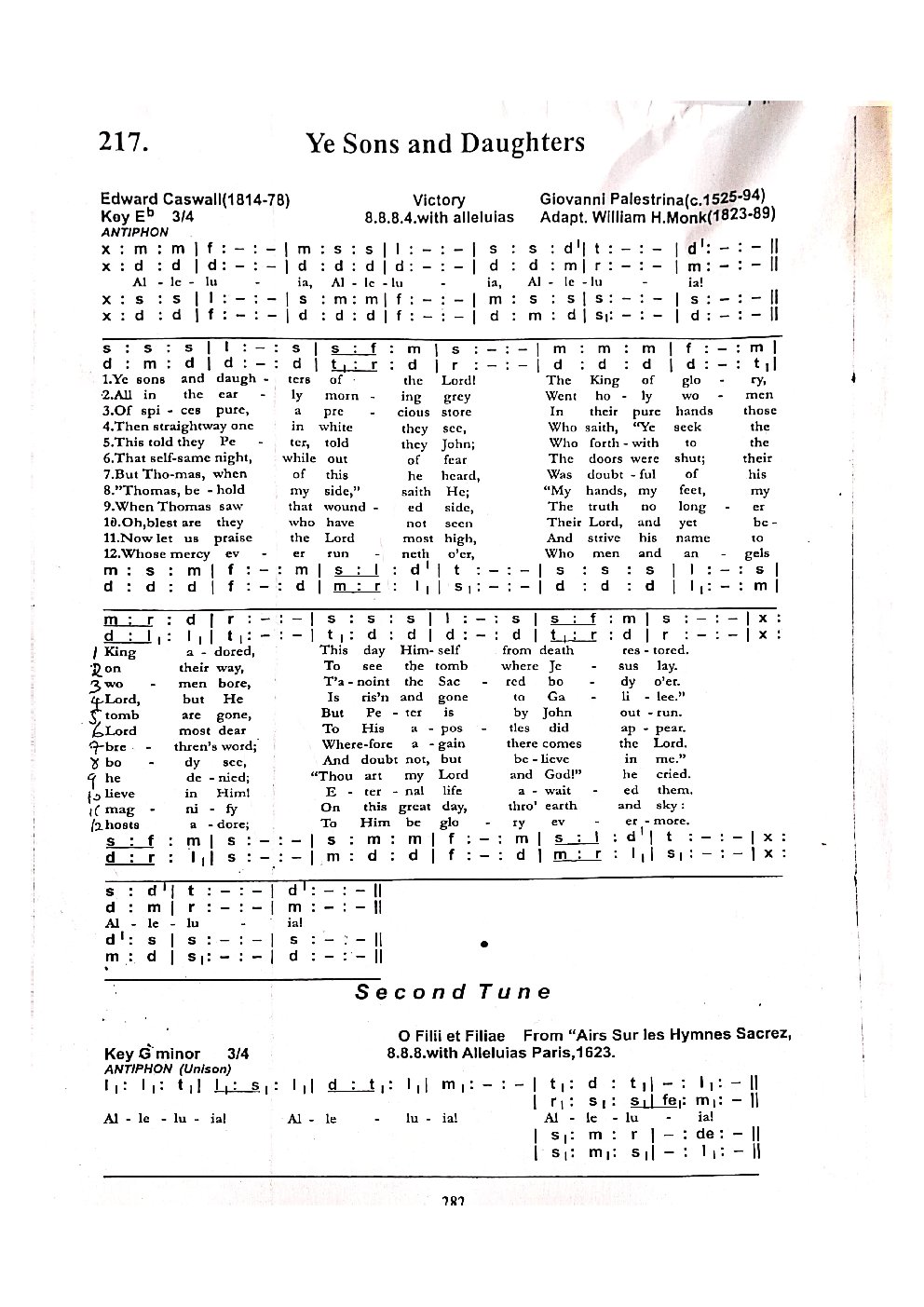 Ye Sons and Daughters - Choir Script PDF Thumbnail