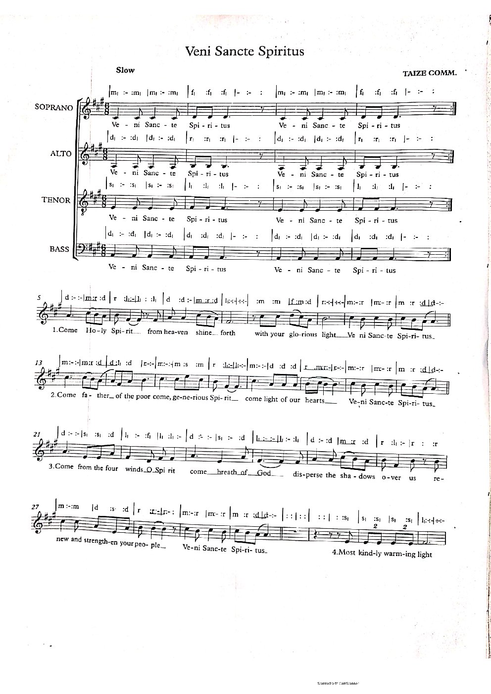 Veni Sancte Spiritus