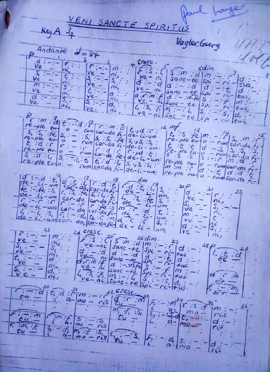 VENI SANCTE SPIRITUS