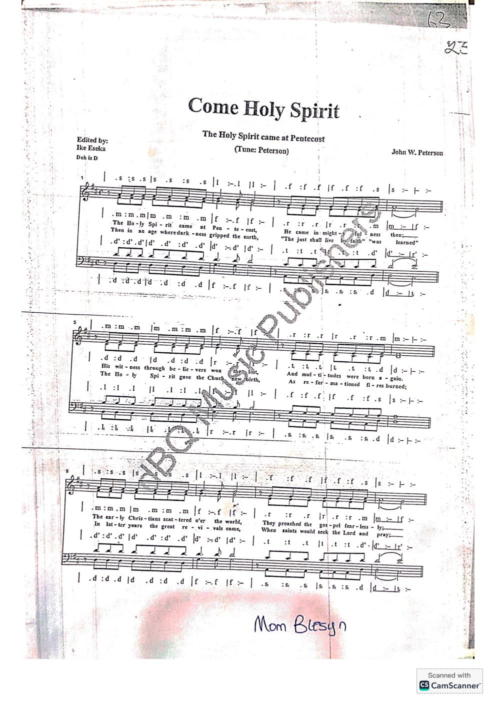 Come Holy Spirit