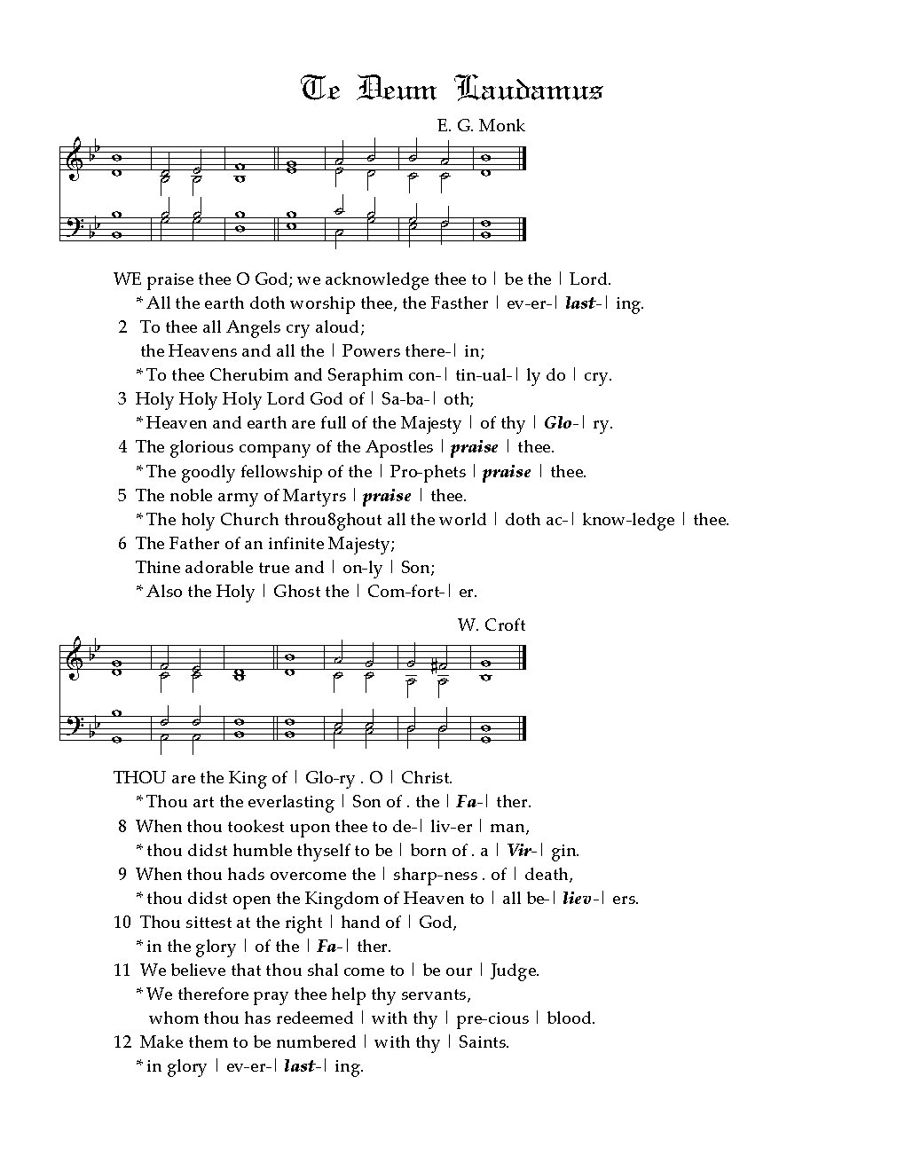 Te Deum Laudamus