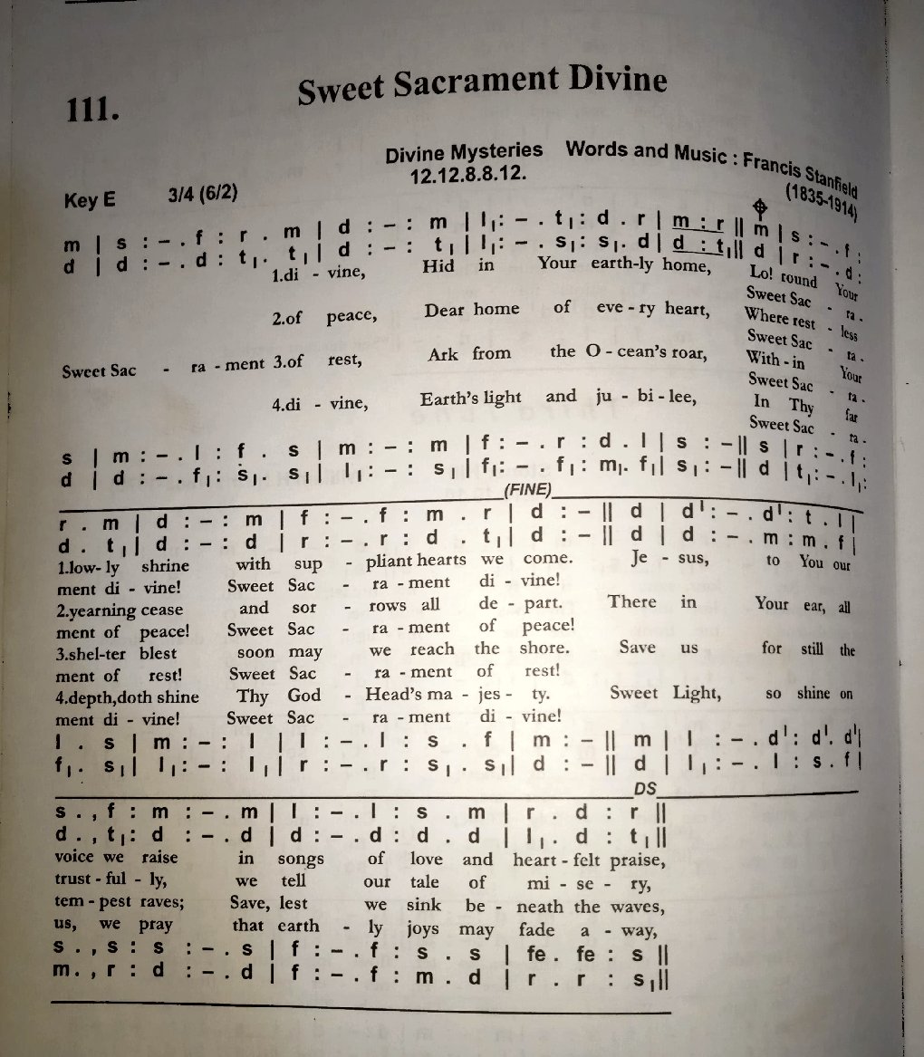 Sweet Sacrament Divine