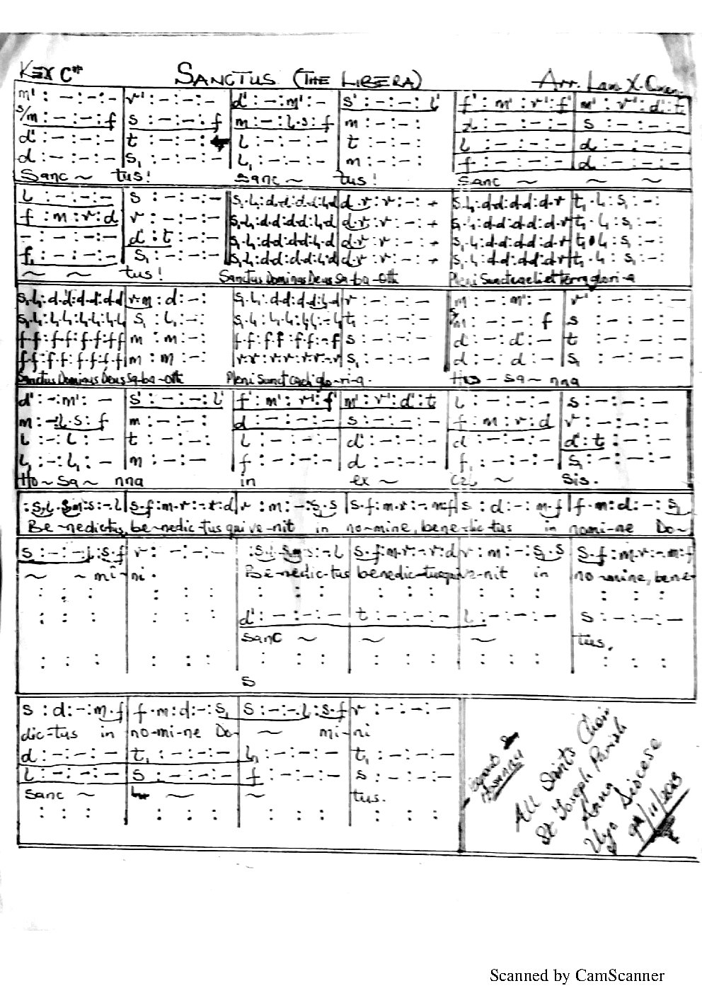 Sanctus (The Libera)