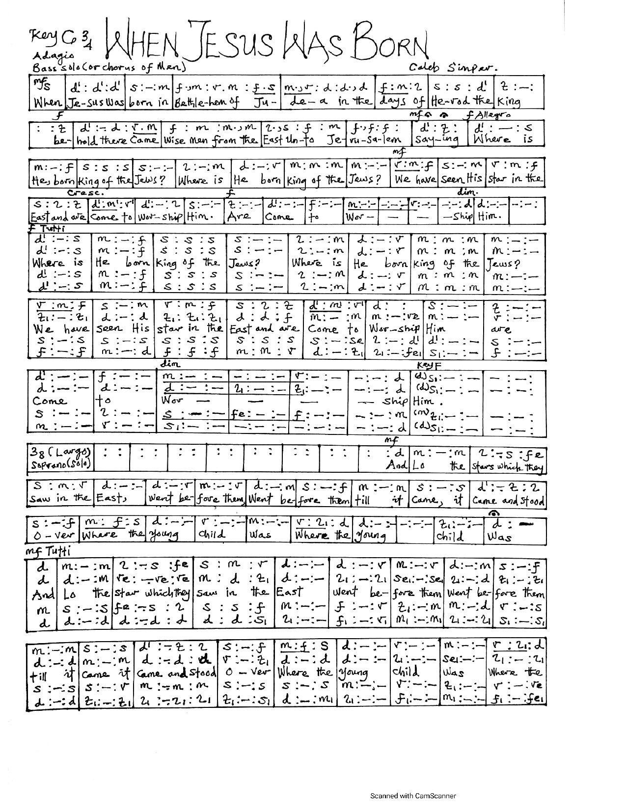 (Christmas) Carol Booklet One - Download Choir Script PDF
