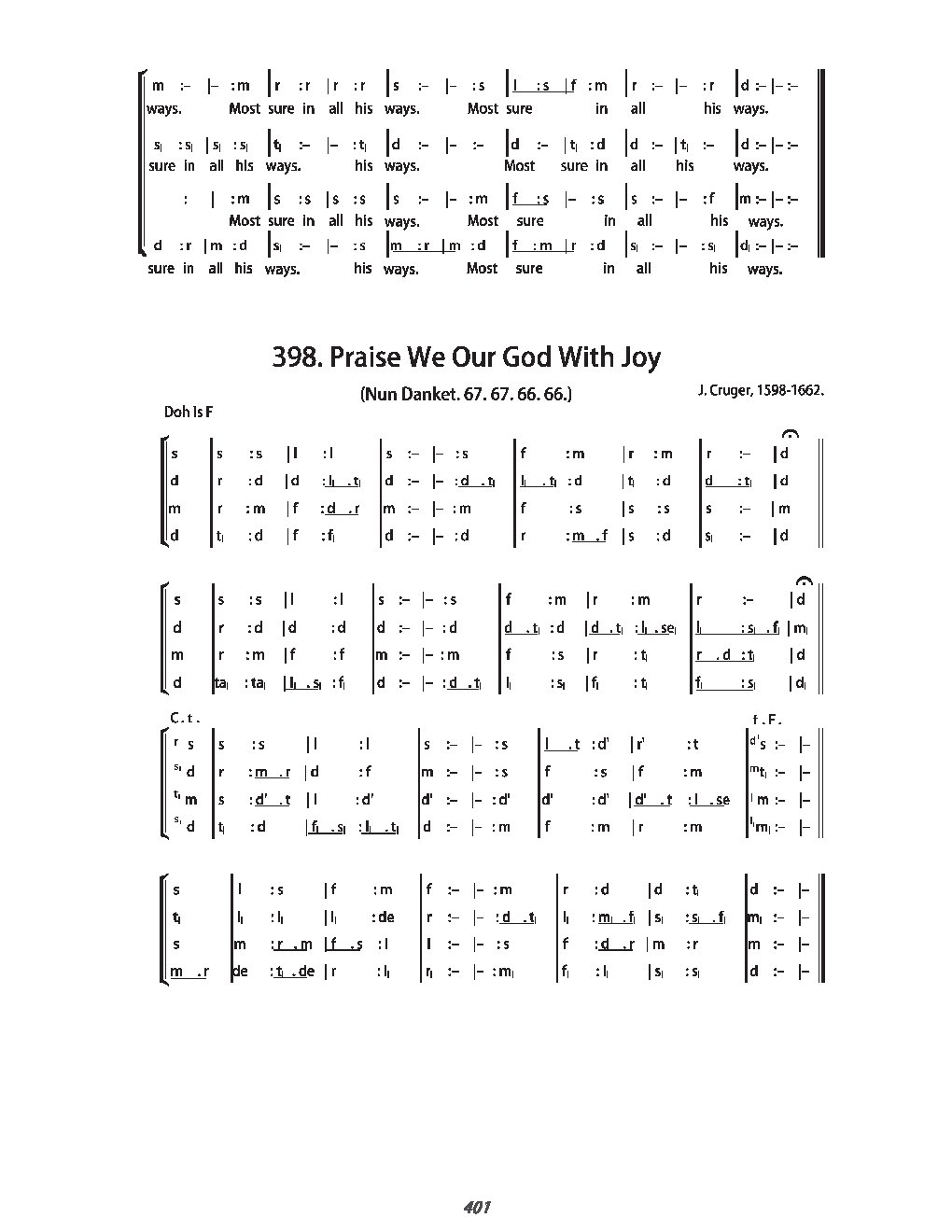 Praise we our God with Joy