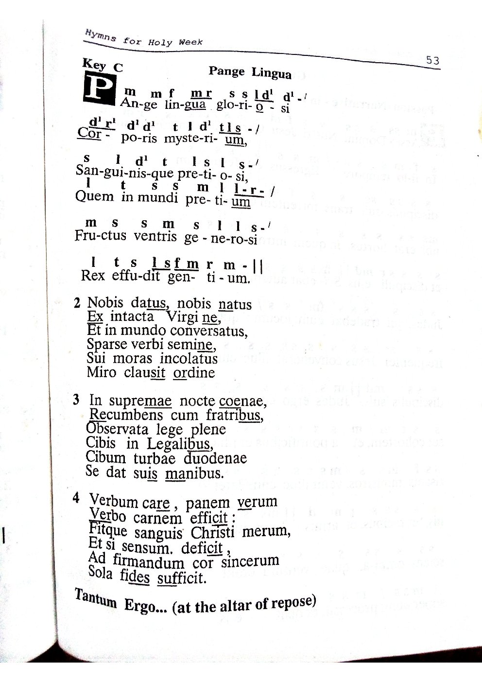 Pange Lingua