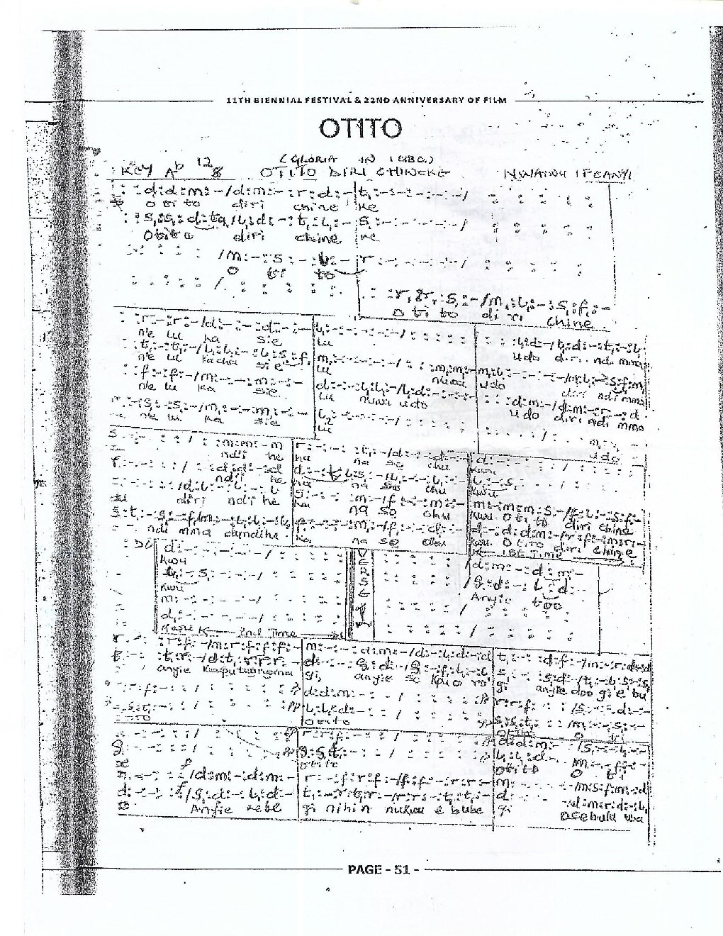 OTITO - Choir Script PDF Thumbnail
