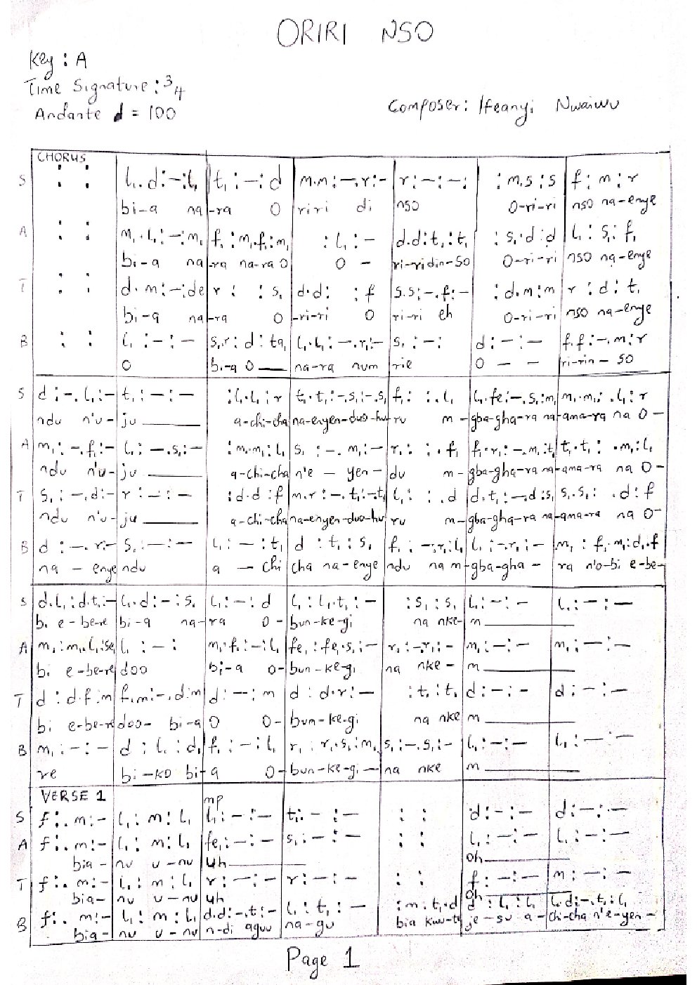 ORIRI NSO - Choir Script PDF Thumbnail
