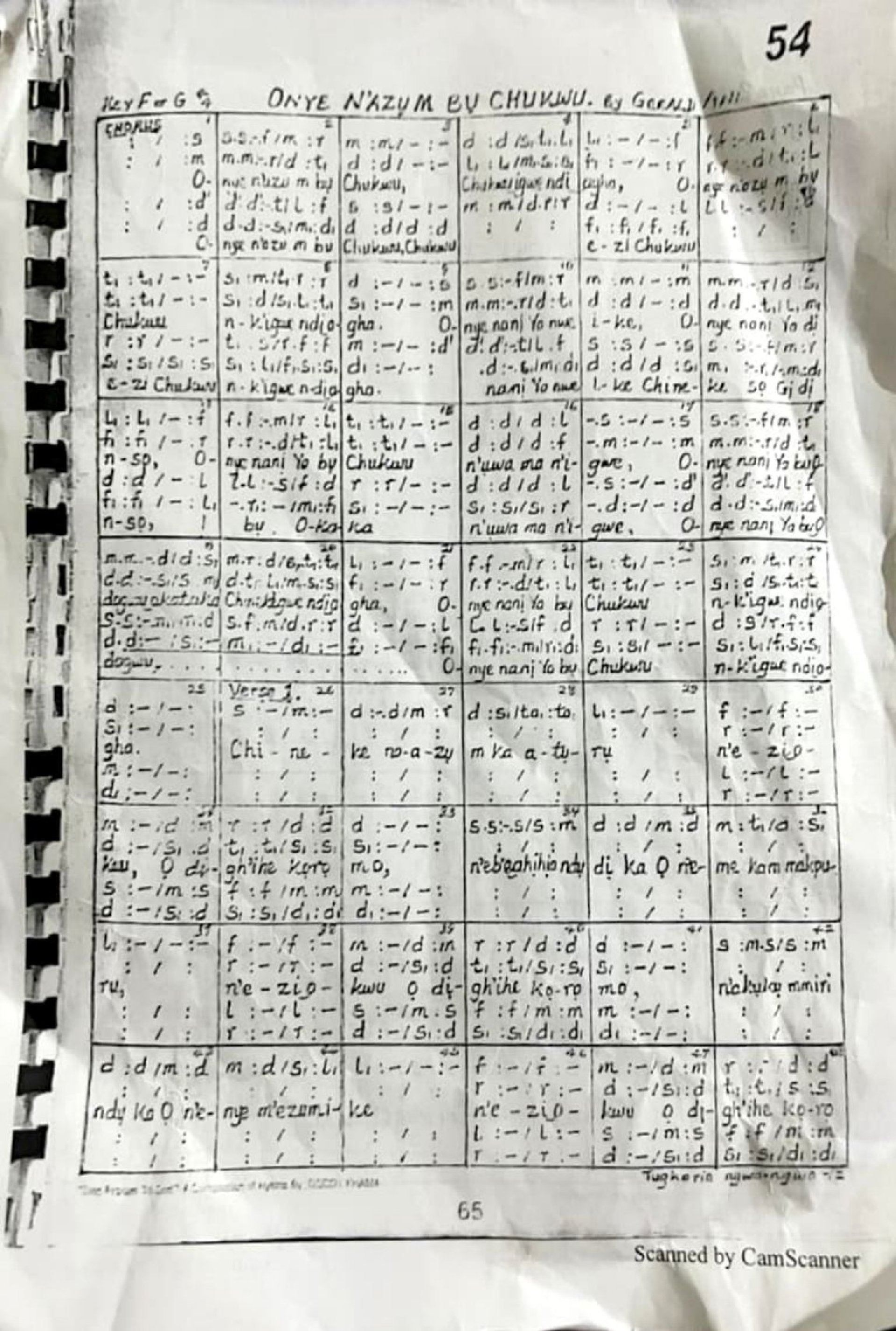 Onye N'azụ M Bụ Chukwu