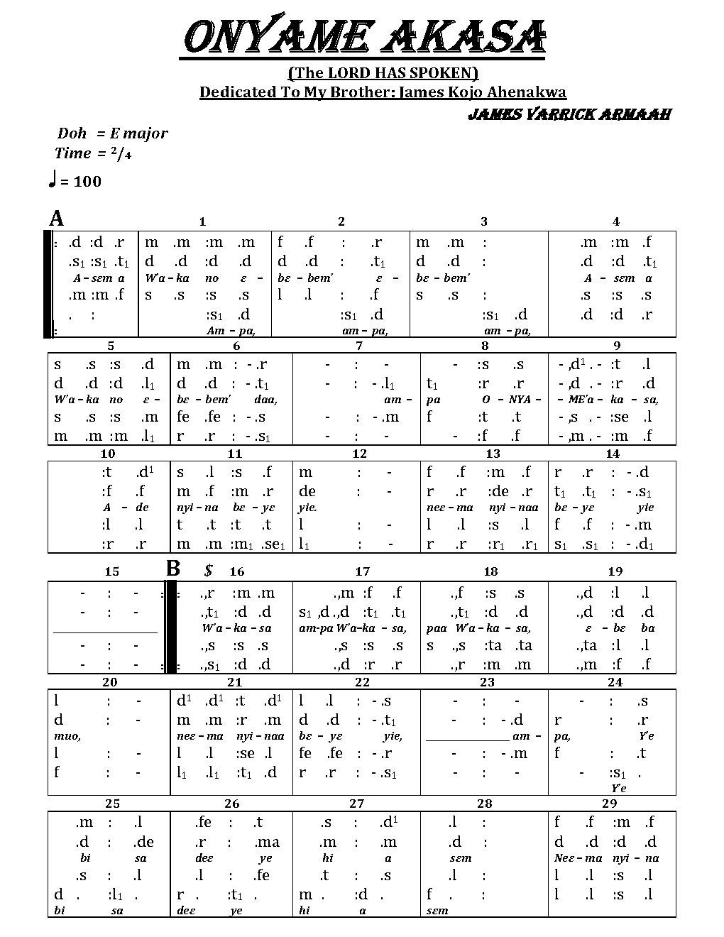 ONYAME AKASA