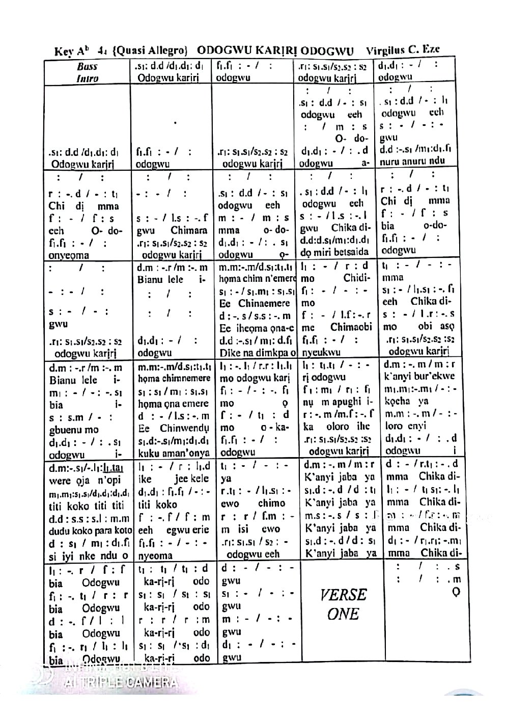 ODOGWU KARỊRỊ ODOGWU
