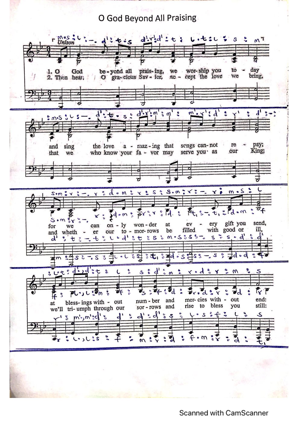 O God Beyond All Praising