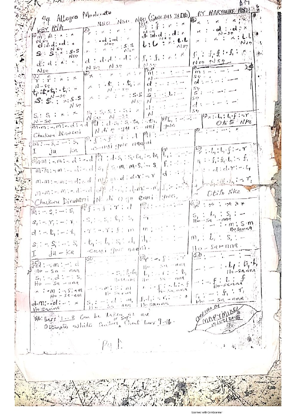 Nsọ Nsọ Nsọ (Sanctus Igbo)