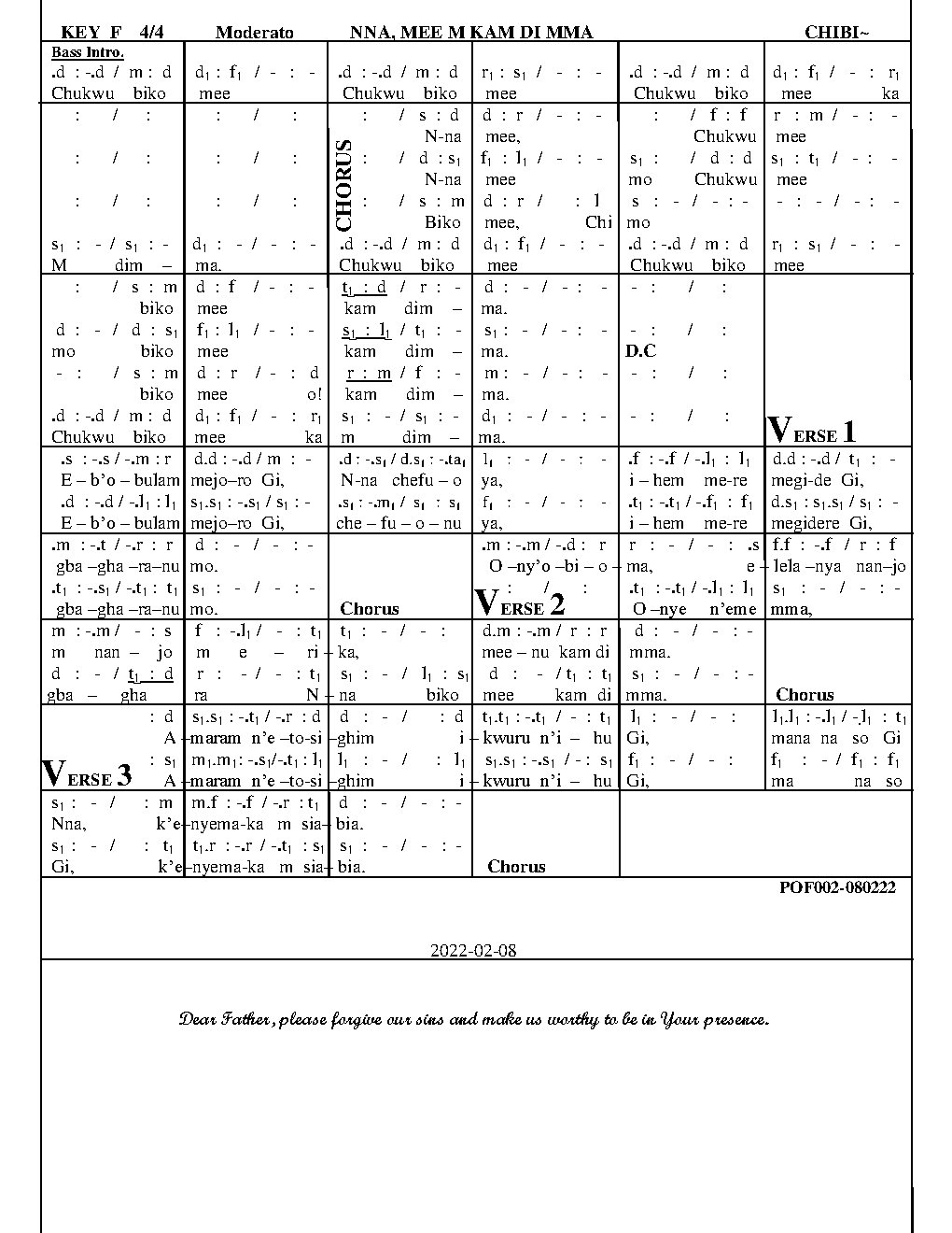 NNA, MEE M KAM DỊ MMA