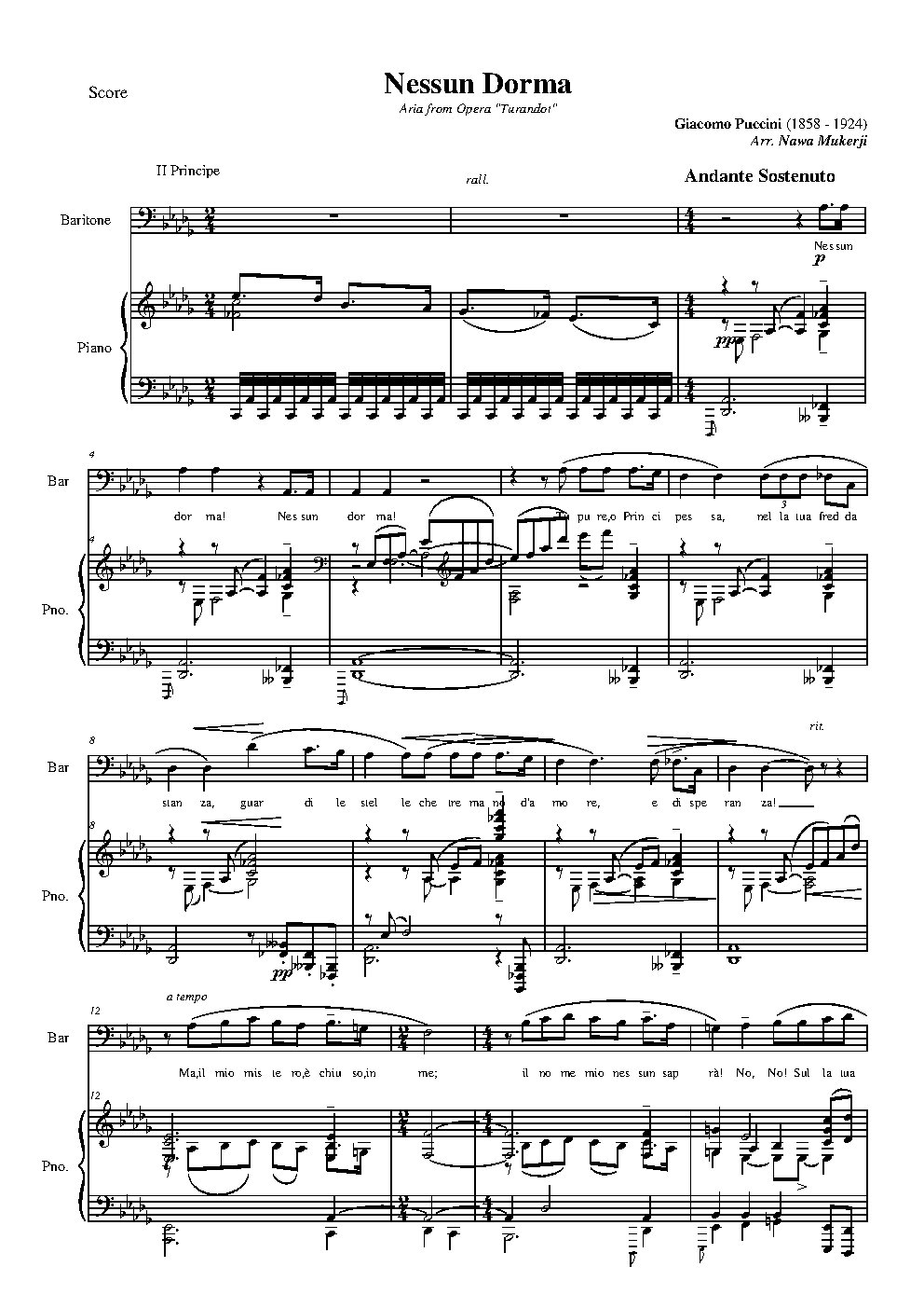Nessun Dorma