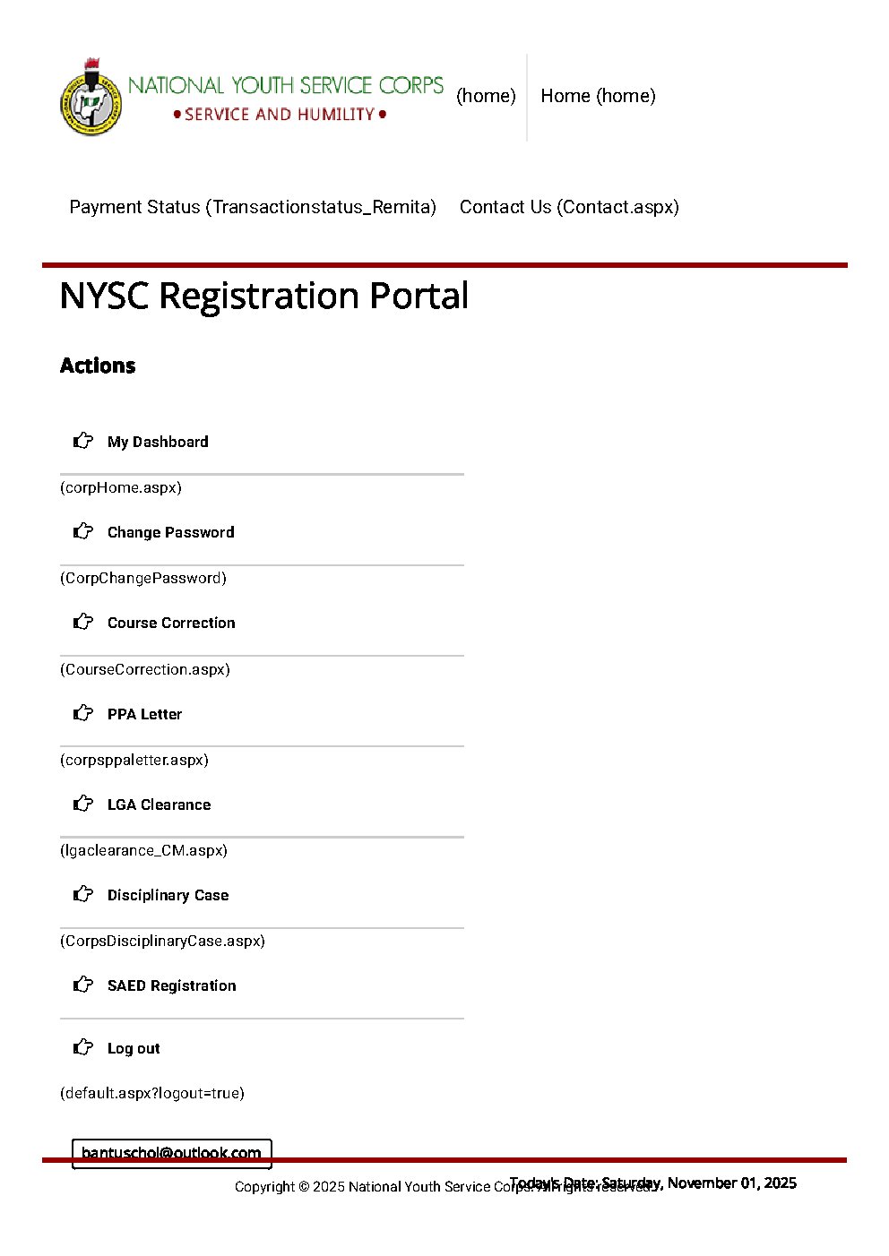 National Youth Service Corps - Choir Script PDF Thumbnail