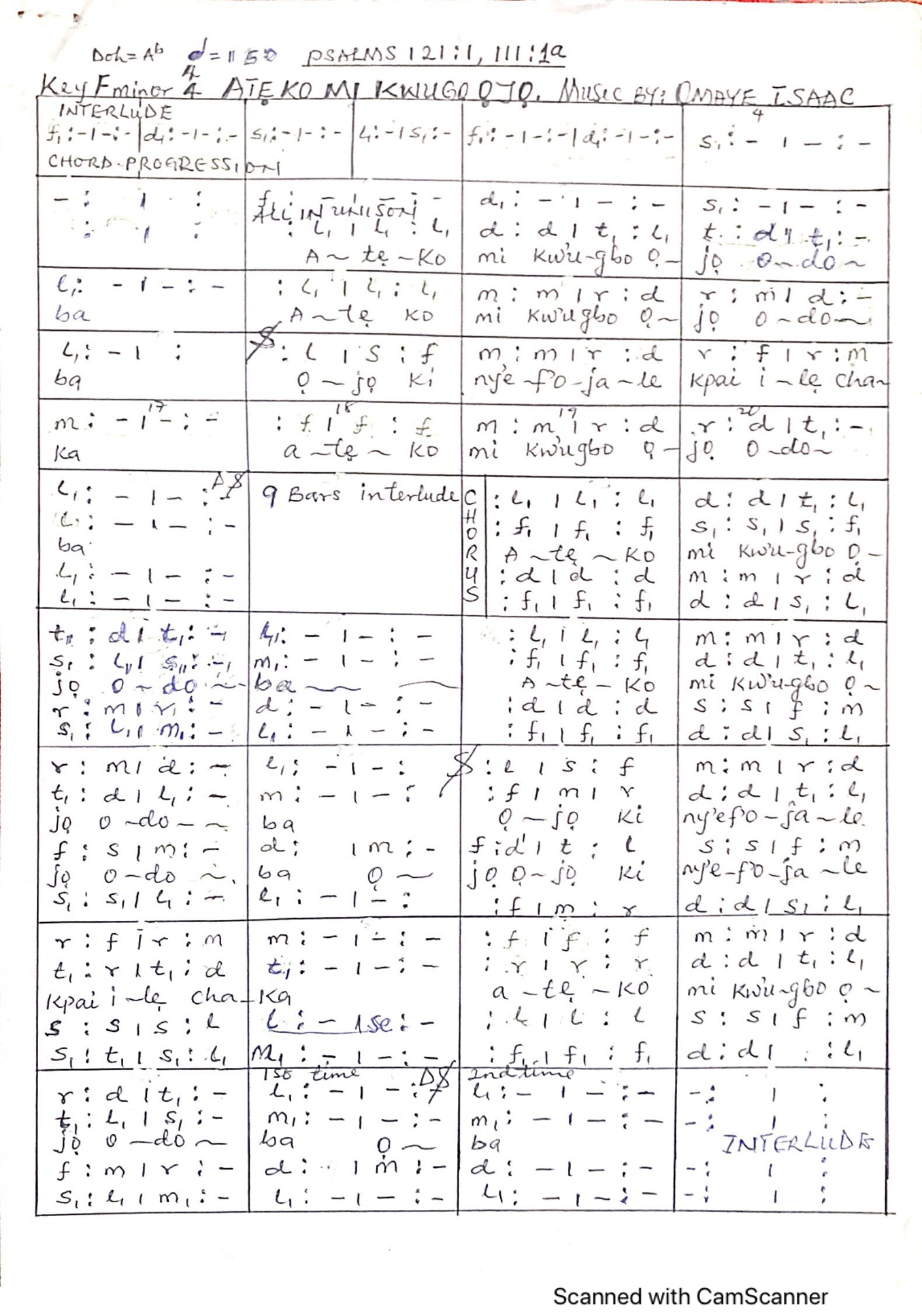 A Tẹko Mi Kwugbo Ọjọ