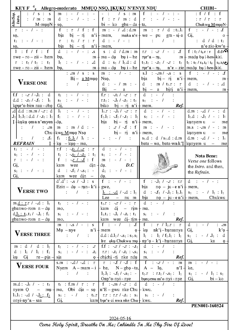 MMỤỌ NSỌ, ỊKỤKỤ N’ENYE NDỤ