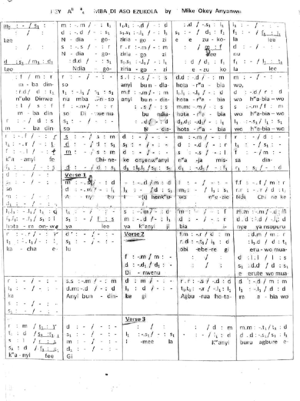 MBA DI ASO EZUKOLA
