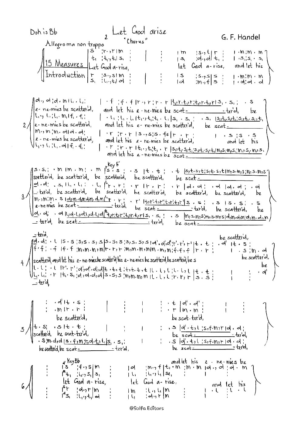 Let God arise - Choir Script PDF Thumbnail