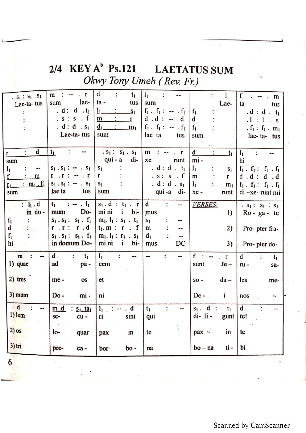 LAETATUS SUM