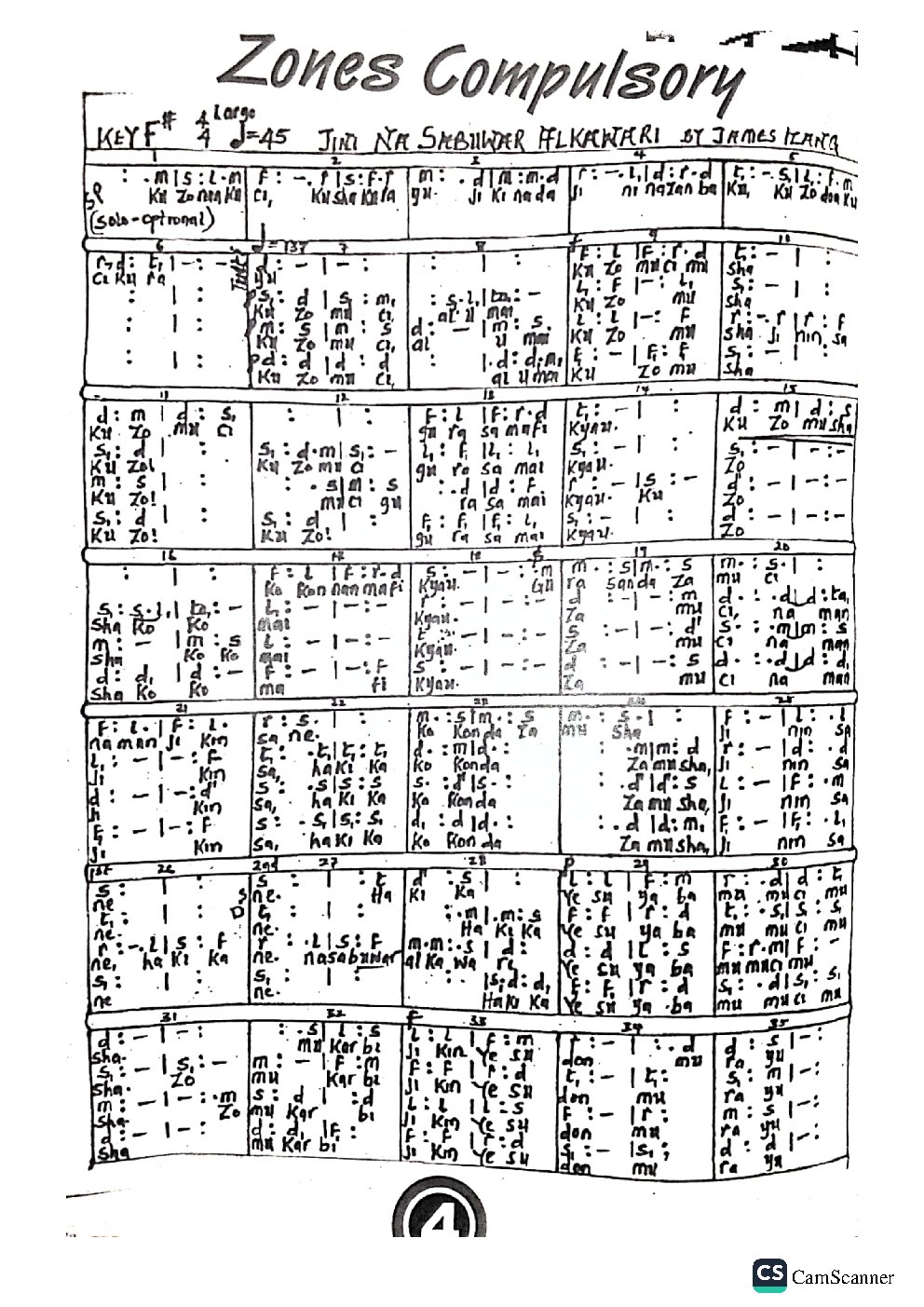 JINI NA SABUWAR ALKAWARI - Choir Script PDF Thumbnail