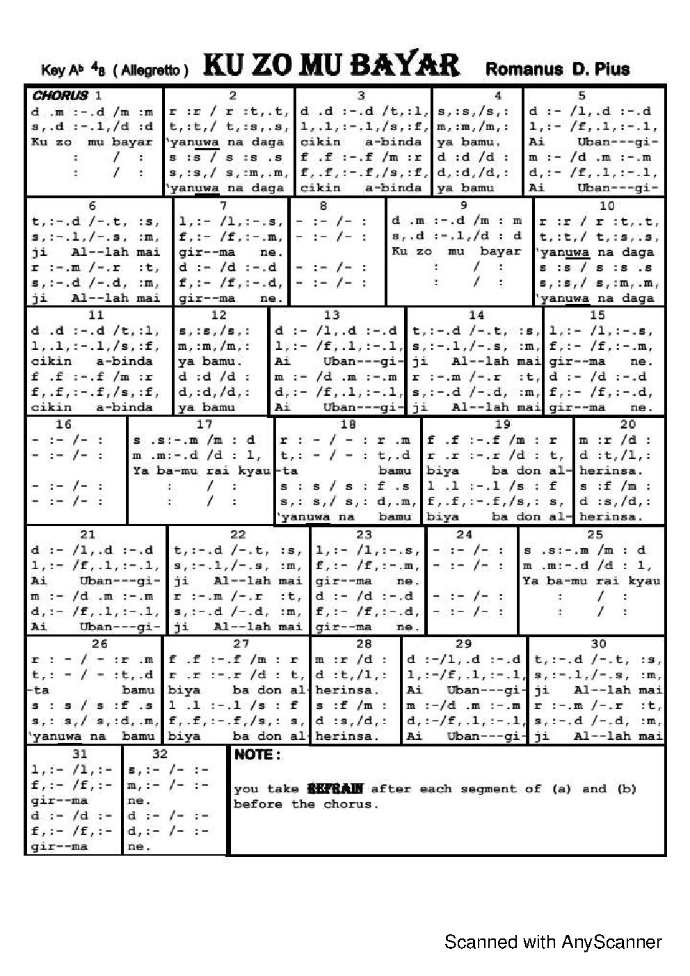 KU ZO MU BAYAR