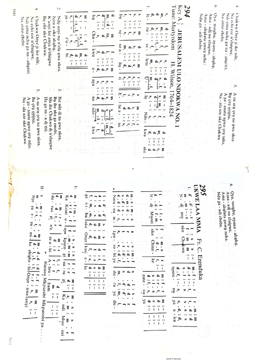 JERUSALEM ULO NDOKWA NO. 1