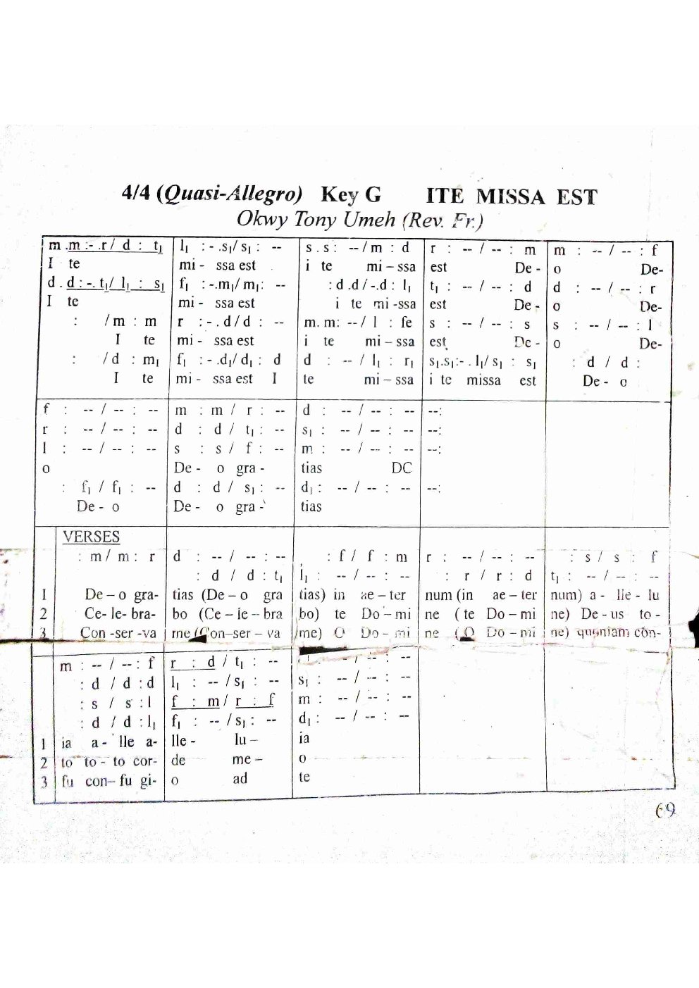 ITE MISSA EST