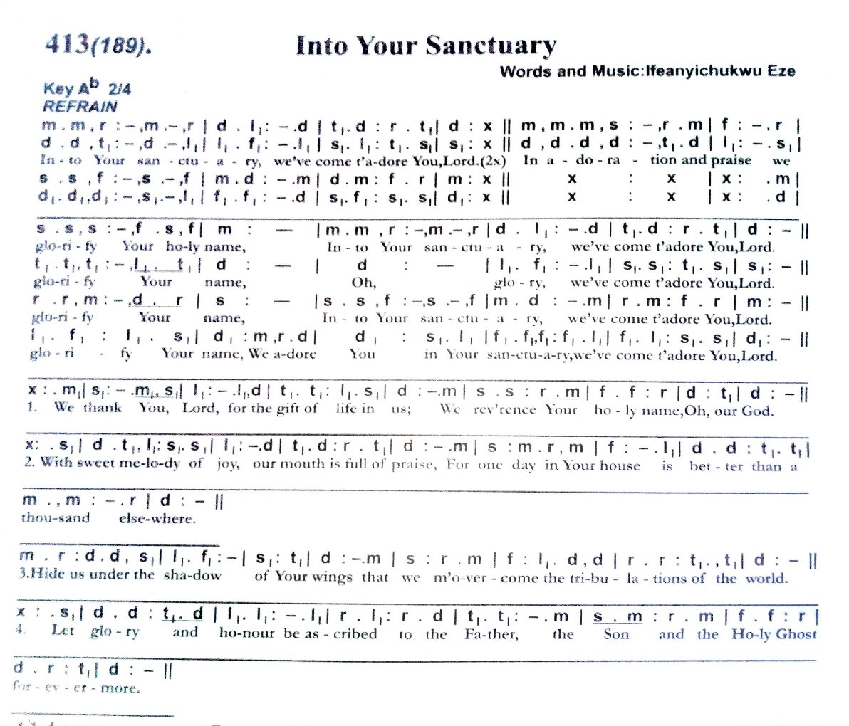 Into Your Sanctuary - Choir Script PDF Thumbnail
