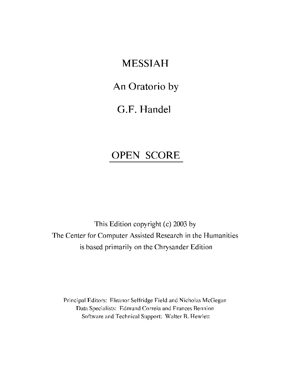 Handel orchestra work - Choir Script PDF Thumbnail