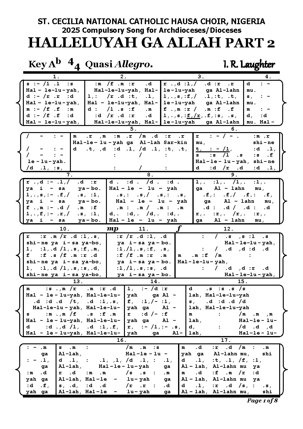 HALLELUYAH GA ALLAH PART 2