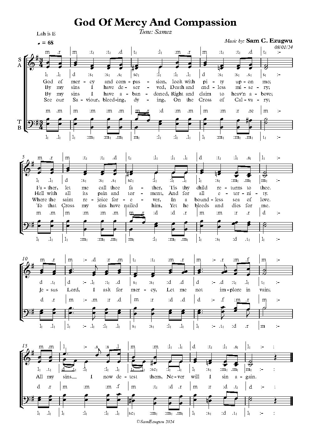 God Of Mercy And Compassion