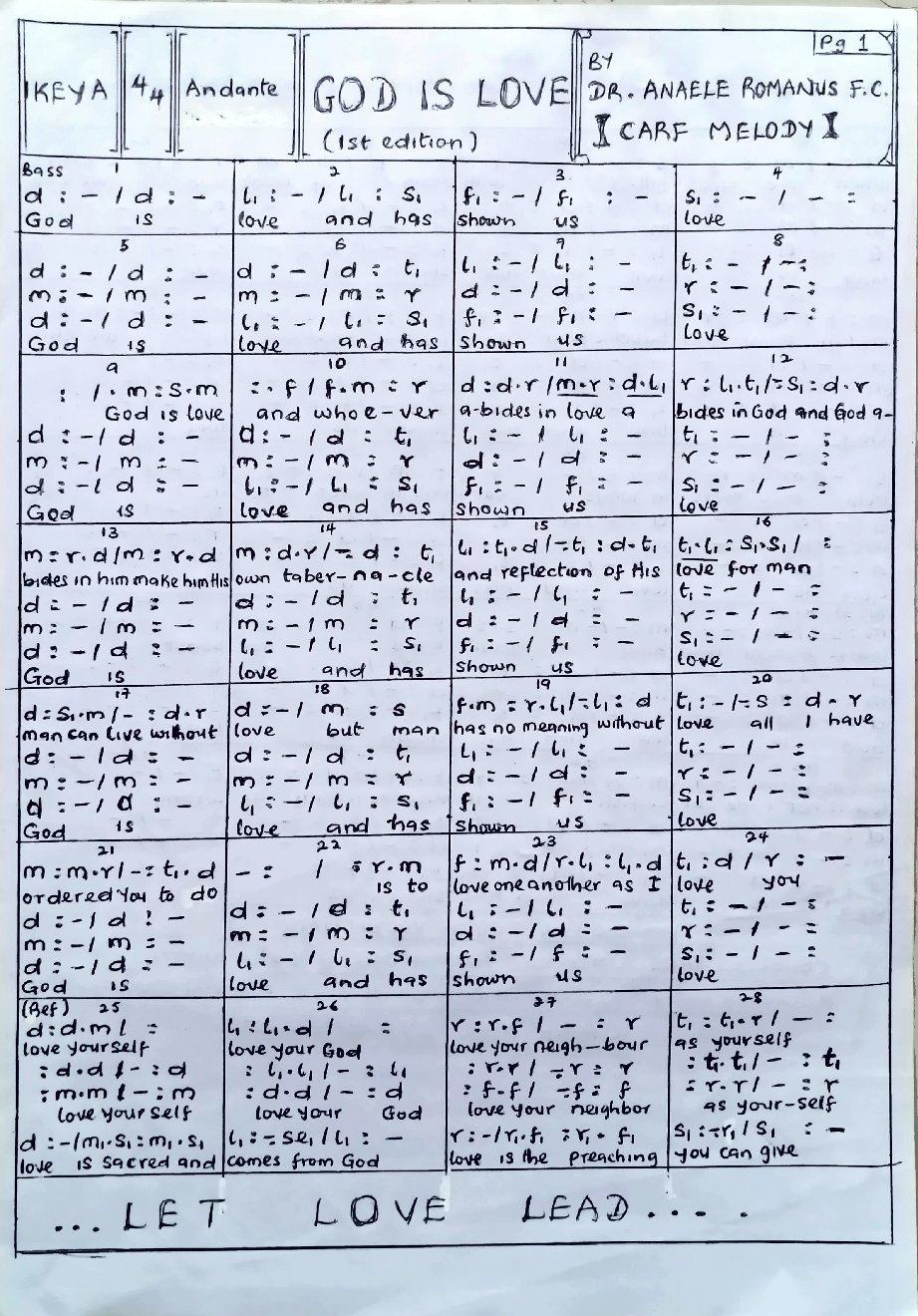 GOD IS LOVE (1st edition)