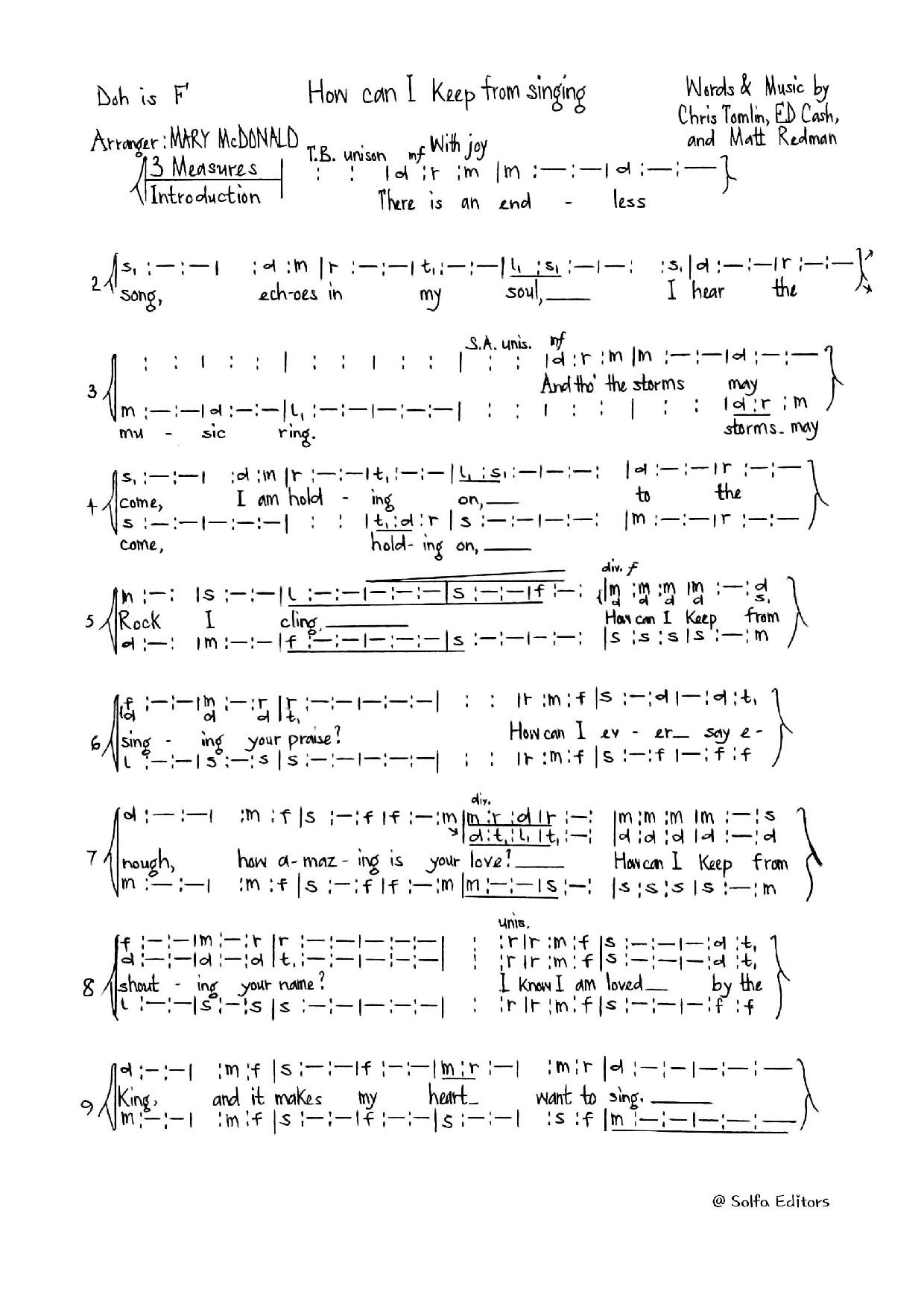 (Concert) How Can I Keep From Singing - Mcdonald