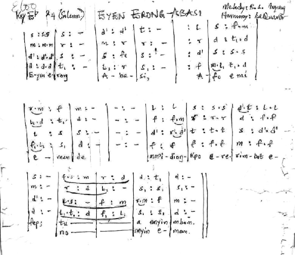 Eyen Erong Abasi - Choir Script PDF Thumbnail