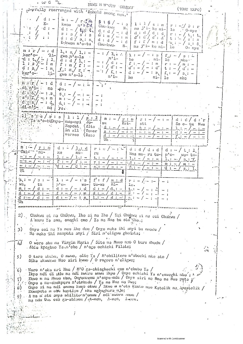 EKWE M N'OTU CHUKWU