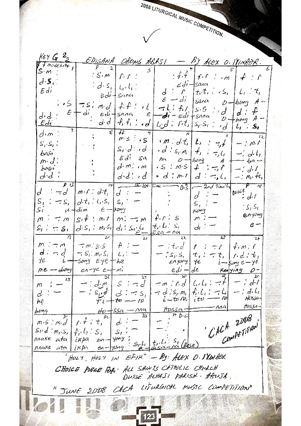 EDISANA OBONG ABASI