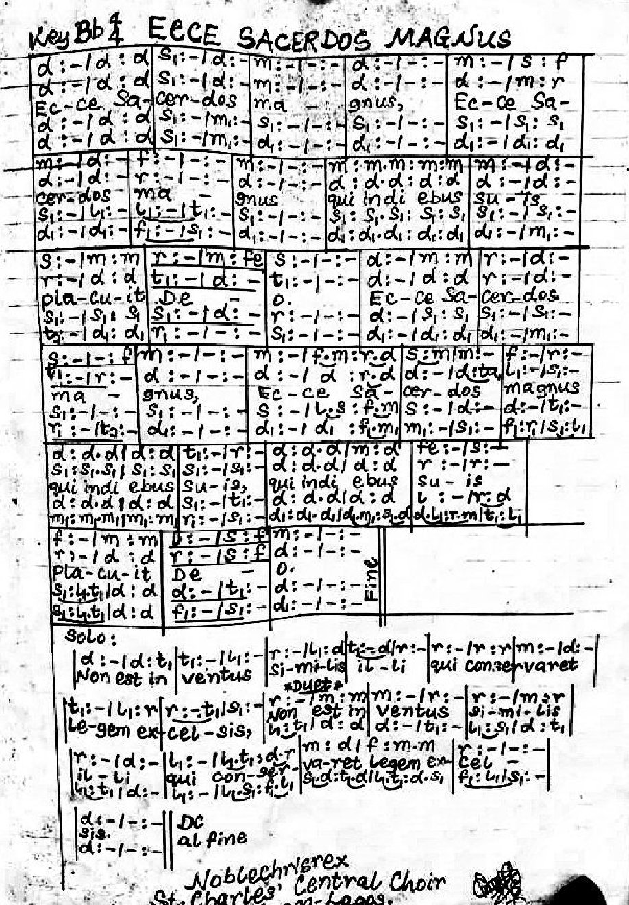 ECCE SACERDOS MAGNUS