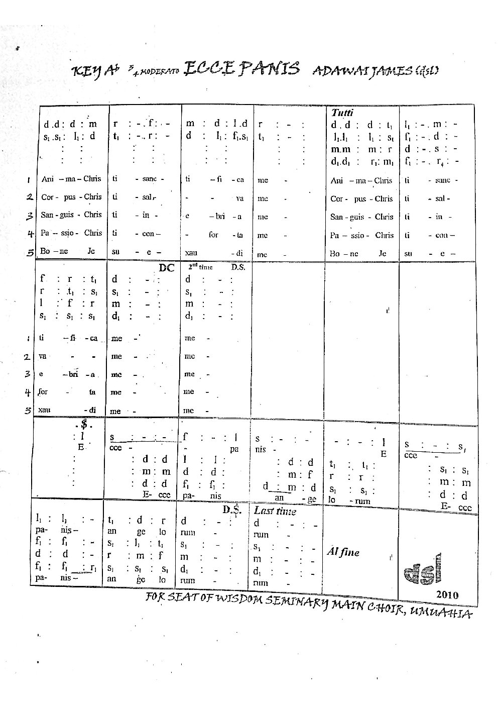 ECCE PANIS