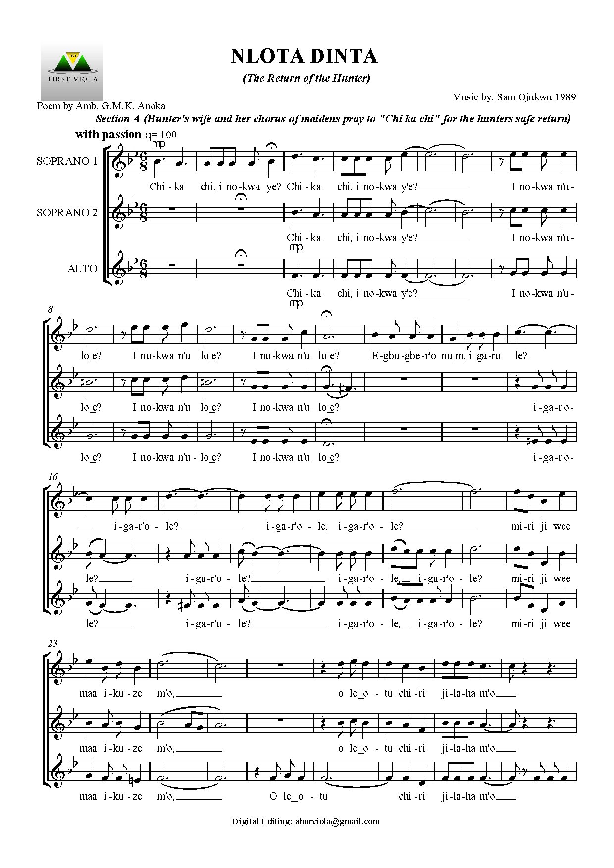 (Folk) Nlota Dinta - Laz Ekwueme