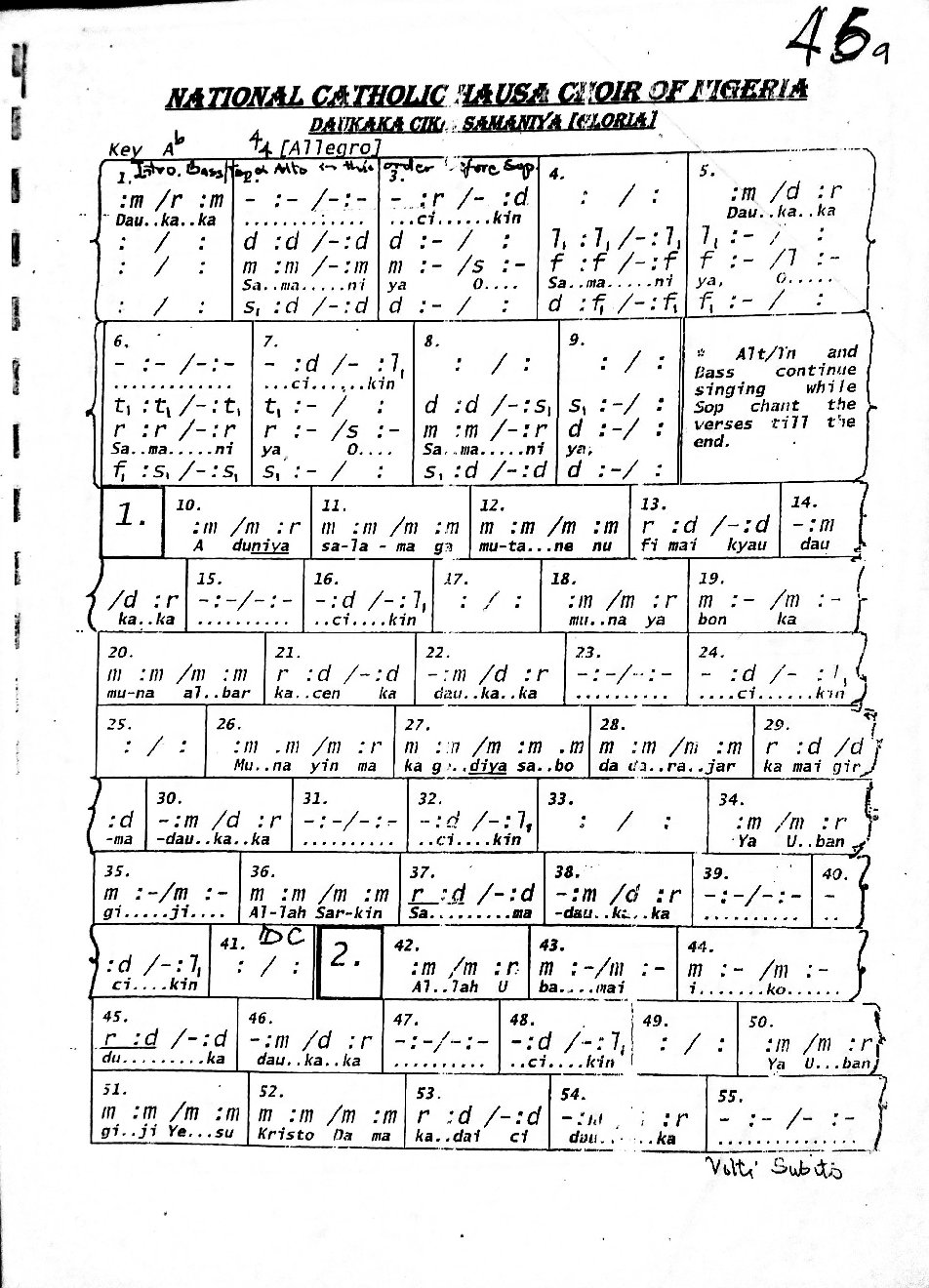 DAUKAKA CIKIN SAMANIYA (GLORIA)