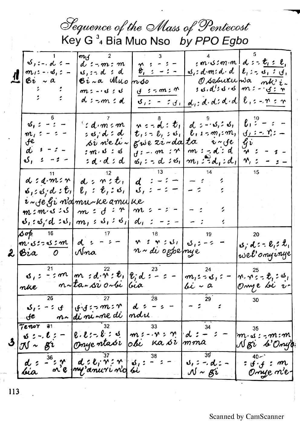 Sequence of the Mass of Pentecost