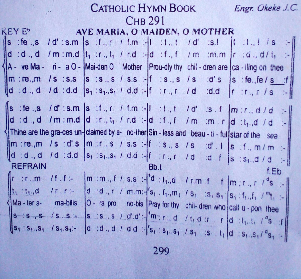 AVE MARIA, O MAIDEN, O MOTHER