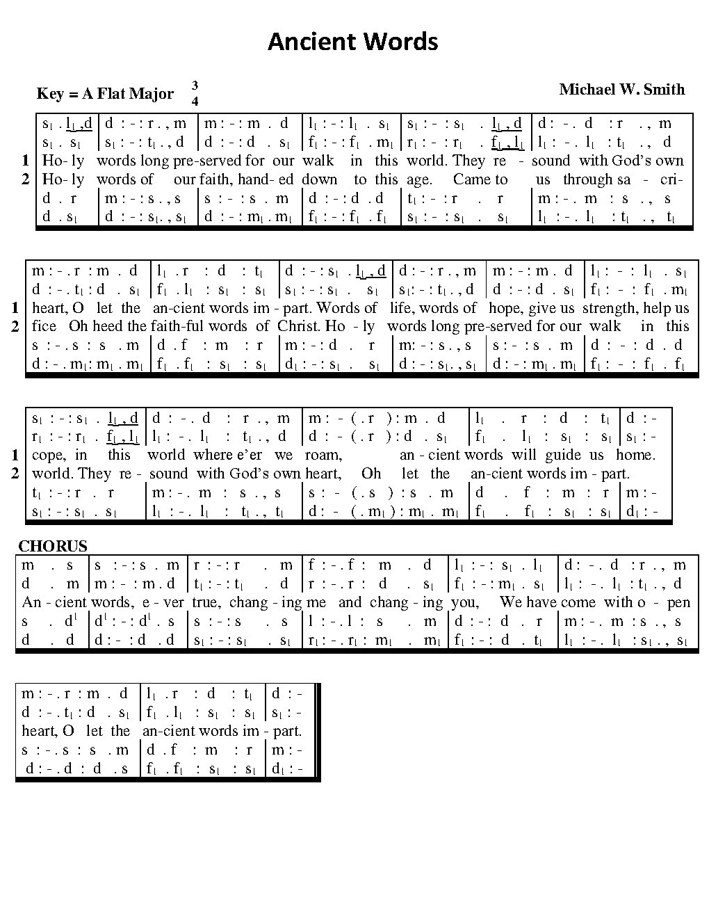 Ancient Words