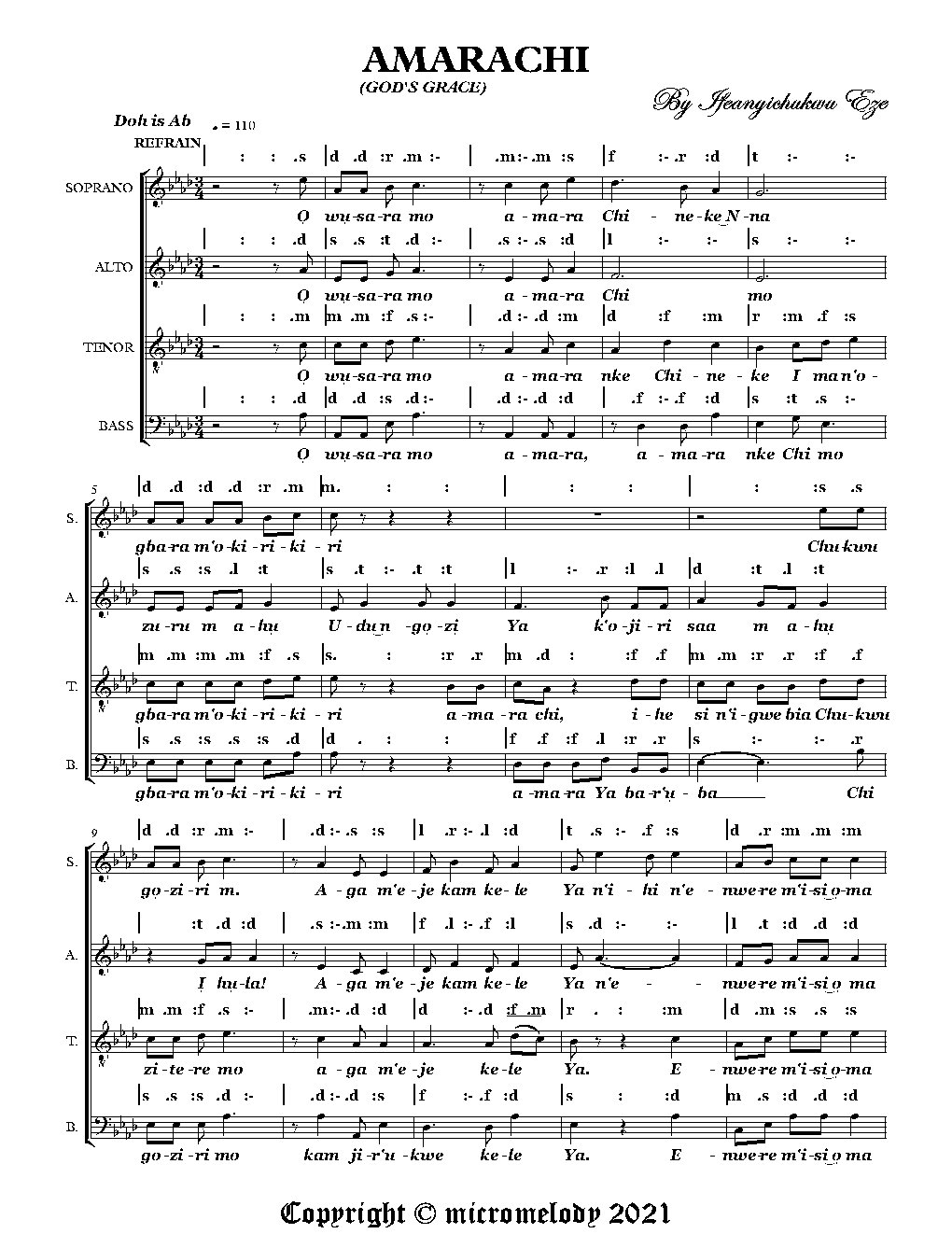 AMARACHI - Choir Script PDF Thumbnail